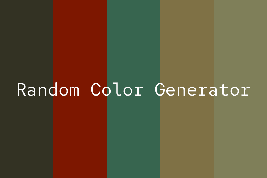 Random Color Palette Generator